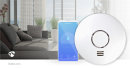 SmartLife Rauchmelder Wi-Fi Wärmesensor Batteriebetrieben EN 14604 85 dB Weiss
