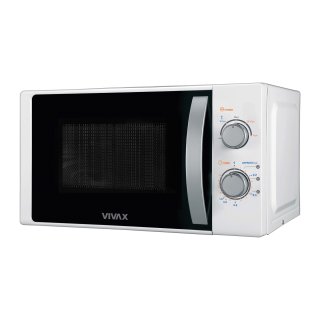 VIVAX Mikrowelle 700 Watt 20l in weiß, MWO-2078