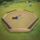 Sandkasten Spielplatz Kinder Forte 176 x 176 cm von terra-garten®