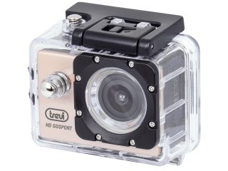 Trevi GO 2200 S2 SPORT Sportkamera mit Unterwassergehäuse in Gold