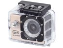 Trevi GO 2200 S2 SPORT Sportkamera mit Unterwassergeh&auml;use in Gold