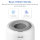 Levoit Ultrasonic Top-Fill Cool Mist 2-in-1 Luftbefeuchter & Diffusor in Weiß